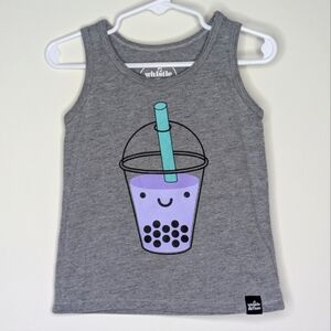 Whistle & Flute Boba Tea Tank Top Sleeveless Shirt 3/4